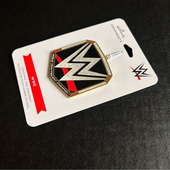 Hallmark Wrestling WWE Christmas Tree Ornament World Heavyweight Champion Decor - Picture 5 of 9